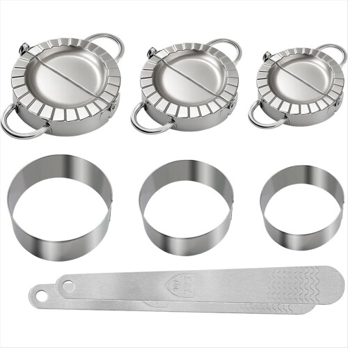 3-in-1 Edelstahl-Teigtaschenformer-Set