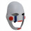 Halloween-Jokermaske mit Blumenmuster 2