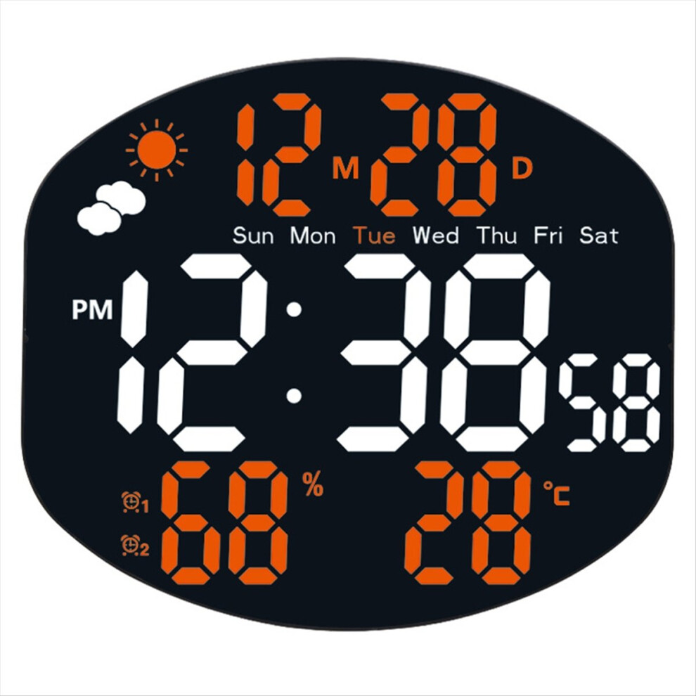 Digital Alarm Clock Weather Station Humidity Temp A 4714116668356