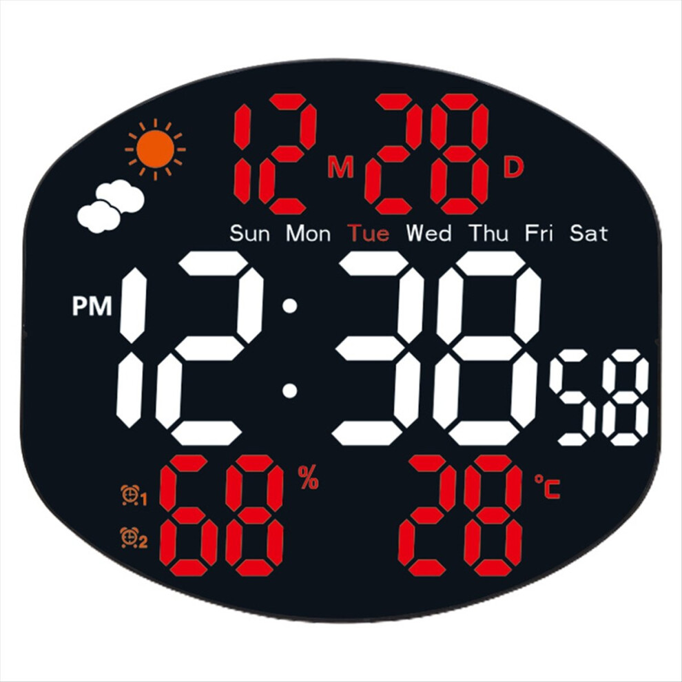 Digital Alarm Clock Weather Station Humidity Temp C 4714116668370