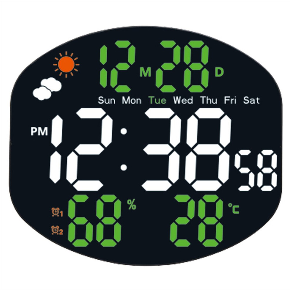 Digital Alarm Clock Weather Station Humidity Temp B 4714116668363