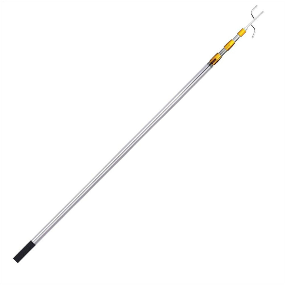 Cargo Retriever Hook Telescoping Pole Stainless Steel Grabber Tool,A