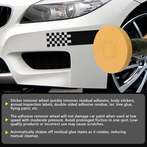 4 Pack Eraser Wheel Decal Remover Without Damaging Car Paint 2