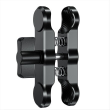 Braccio di estensione in alluminio da 9 cm per base a testa sferica da 25 mm per supporto per bici