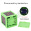 1.4in 4 Sided Cube Timer Digital Shot Timer Countdown Stopwatch Green 4