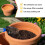 2Pcs Planter Inserts for Large Pots, 10 inch Round Plastic 2