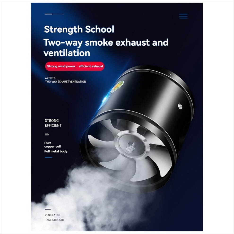 Low Decibel Quiet Voice Super Suction Draft Fan Exhaust Fan 12In-image-OPC-PMG6WC5-NEW