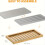 Diatom Mud Washing Table Rack - with Countertop Fast Drying Tray Rack 5