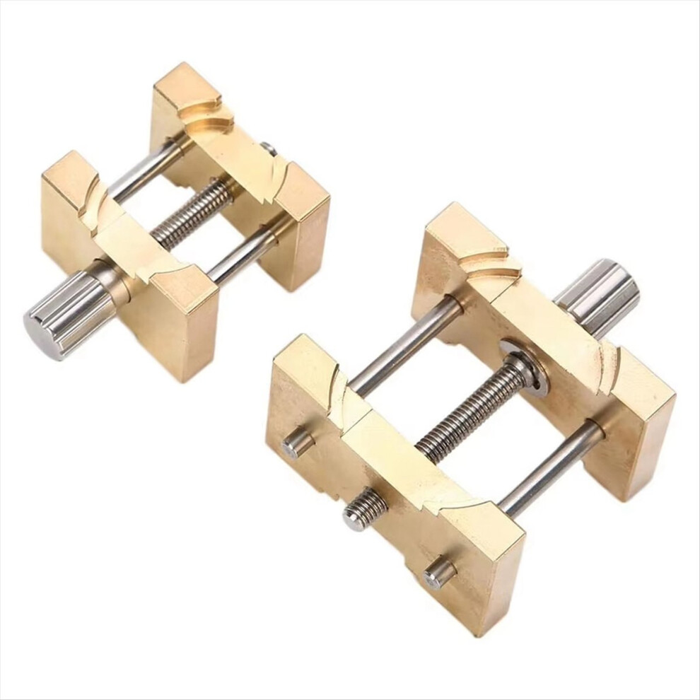 2Pcs Brass Watch Movement Holder Fixed Base Multi Function 4714116650825