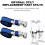 4PCS Drywall Stilts Straps, Adjustable Stilt Leg Band Straps Kit 2