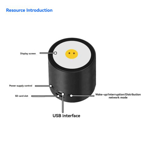 Touch Screen Mini Speaker XiaoZhi AI N16R8 Speaker Support 2