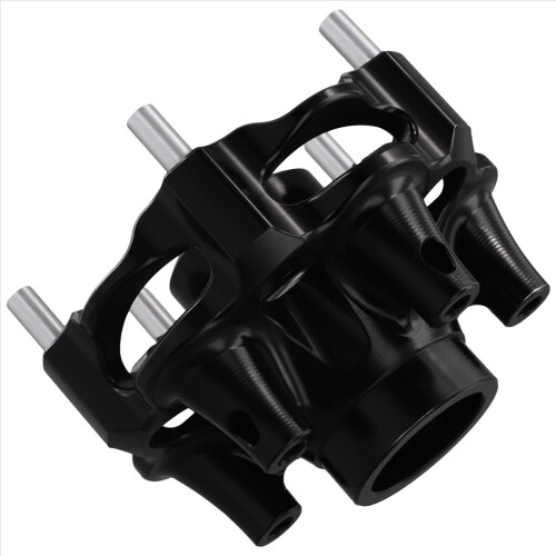 Motorcycle Accessories for Front Disc Brake Wheel Hub Black 2