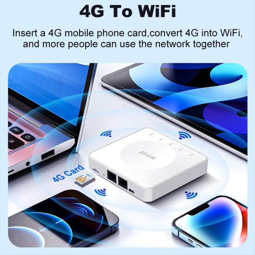 4G LTE Router WiFi 6 SIM Card Modem Support 10 Device Connections 2