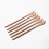 24Pcs Rose Gold Dinnerware Set Stainless Steel Tableware Set 6
