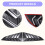 Rear Louver Window Side Shutter Decoration Cover C 6
