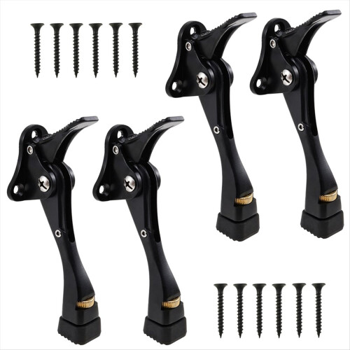 4 fermaporta Kickdown, fermaporta regolabile One Touchs da 4 pollici