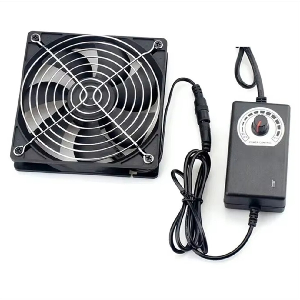 120Mm 2700Rpm Fan Cooling With Controller 12Cm 12V Eu Plug 4714116658531