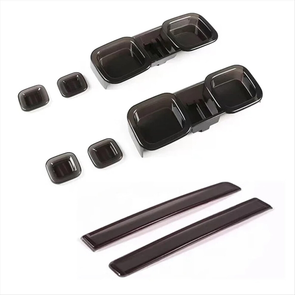 Smoked Tail Cover Rear Fog Cover For Black/Light 4714116661654