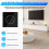 Tuya Wifi Smart Switch Touch Light Switch Wall Glass Panel Switch 6