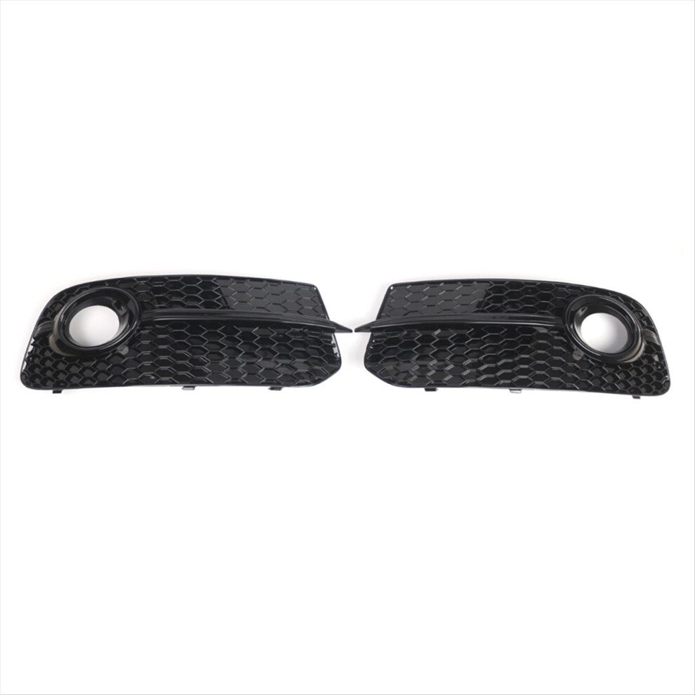 Front Bumper Fog Covers Grille Bezel For Q5 8R 2013-2017 Light 4714116661845