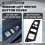 Car Interior Door Window Switch Cover for RHD Black 6