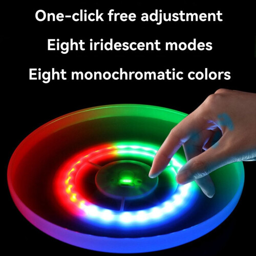 Luminescence Flying Disc RGB LED Stufenlos dimmbar Timer 175g 1