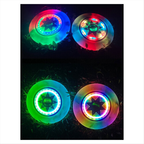 Luminescence Flying Disc RGB LED Stufenlos dimmbar Timer 175g 2