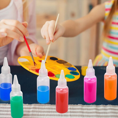 Flaconi di plastica da 1,7 once per vernice, 50 pezzi 2