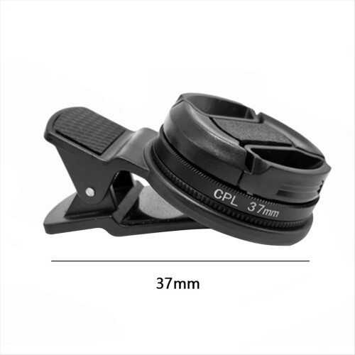 CPL Filter Lens Portable Circular Polarizer with Phone Clip 2