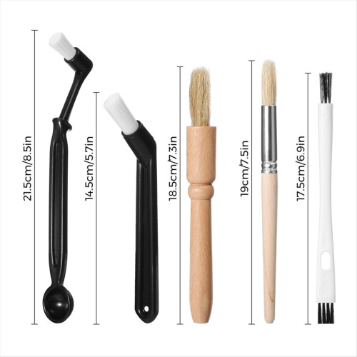 Coffee Cleaning Brush Set,Espresso Machine Cleaner Brush 2