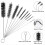 Coffee Cleaning Brush Set,Espresso Machine Cleaner Brush 6