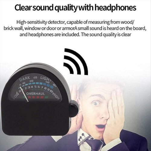 Wall Pipe Leak Detector Clear Sound Sensitive Water Leakage Device 1