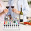 Beadable Wine Bottle Stoppers and 2 Tier Riser Wine Stopper Holder 2