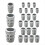 21 PCS Extended Round -Handle Wedge Safety Metal Wedge 1