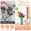 Vasenhalter passend für Blumensträuße – Acryl-Puzzlevase 4