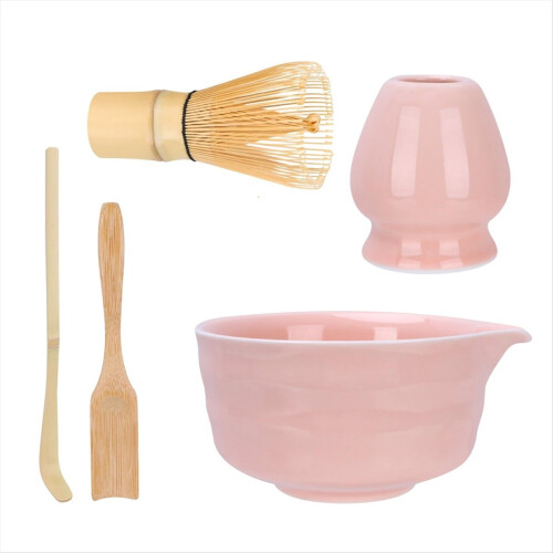 5Pcs Japanese Ceramic Matcha Gift Box Matcha Tea Set