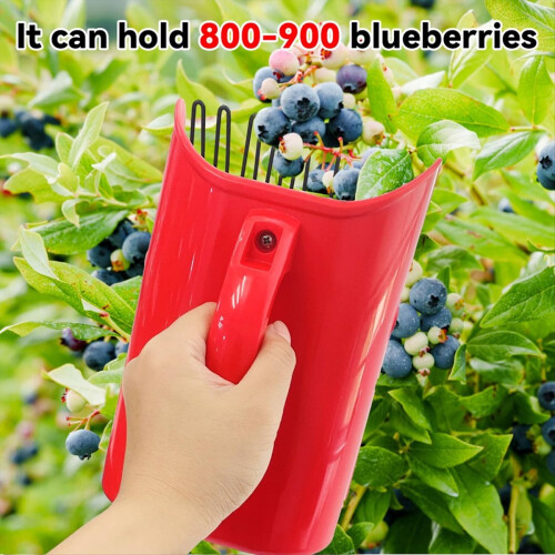 2 Pack Blueberry Picker with Metallic Comb and Ergonomic Metal Handle 1