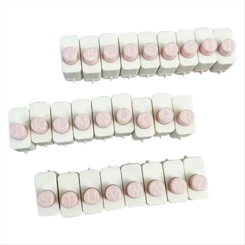 26-Letter Embossing Machine Tool Bit, DIY Hand-Book,