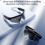 HD Intelligent Mini Camera Sunglasses, Windproof Sunglasses,A 3
