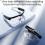 HD Intelligent Mini Camera Sunglasses, Windproof Sunglasses,A 4