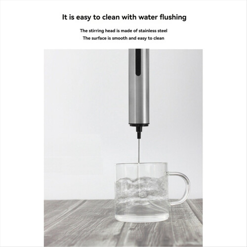 Rechargeable Milk Frother,Handheld Electric Foam Maker 2