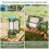 Solar Outdoor Camping Lantern with Cooling Fan LED Flashlight 4