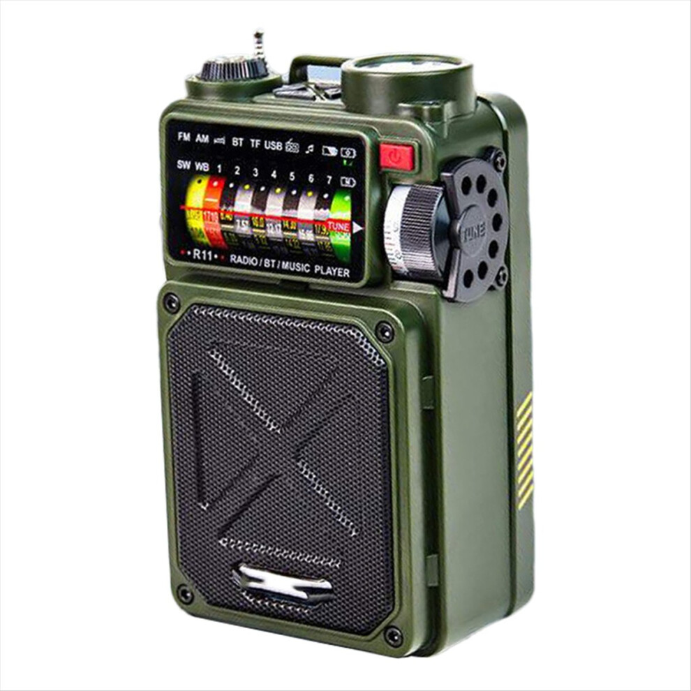 Emergency Multifunctional Radio Bluetooth Speaker Compass Flashlight 4714116604491