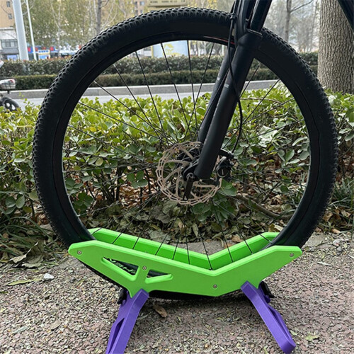 Supporto per bicicletta universale da pavimento Wheelie Green+