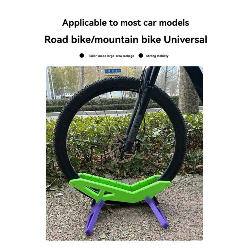 Supporto per bicicletta universale da pavimento Wheelie Green+ 1