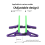 Supporto per bicicletta universale da pavimento Wheelie Green+ 7