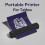 Mini A4 Tattoo Printer Portable Wireless Stencil Printer Black 6
