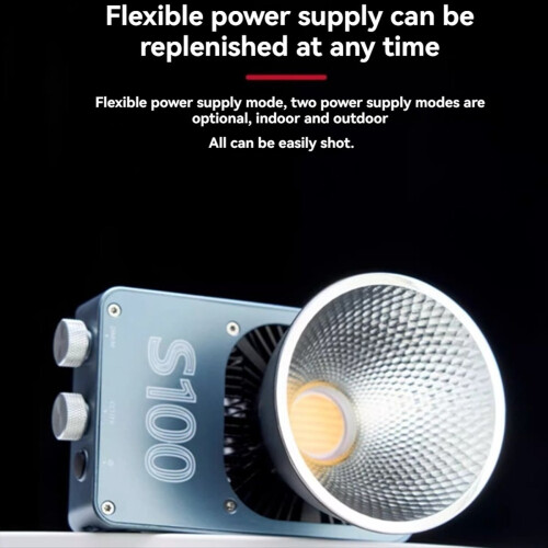 Dual Color Temperature COB LED Photography Light, White EU PLUG 1