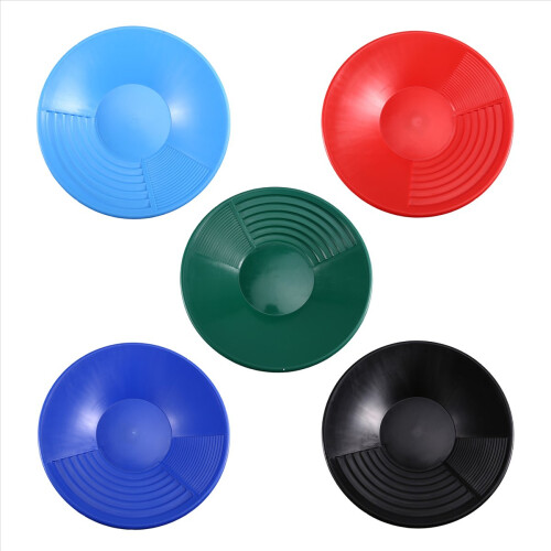 5 pezzi da 380 mm, setaccio per lavaggio e classificazione dell'oro in ABS
