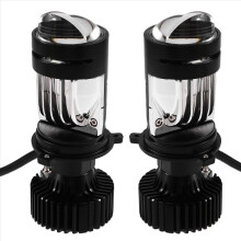 MotorcyclesLED Projector Headlight Bulbs Bi LED Lens Y3S-H4